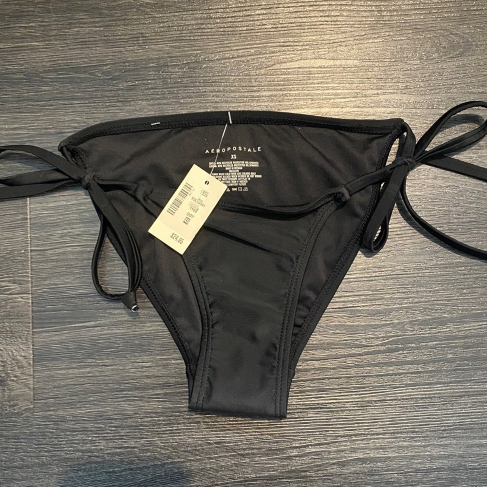 Aeropostale black bikini bottoms